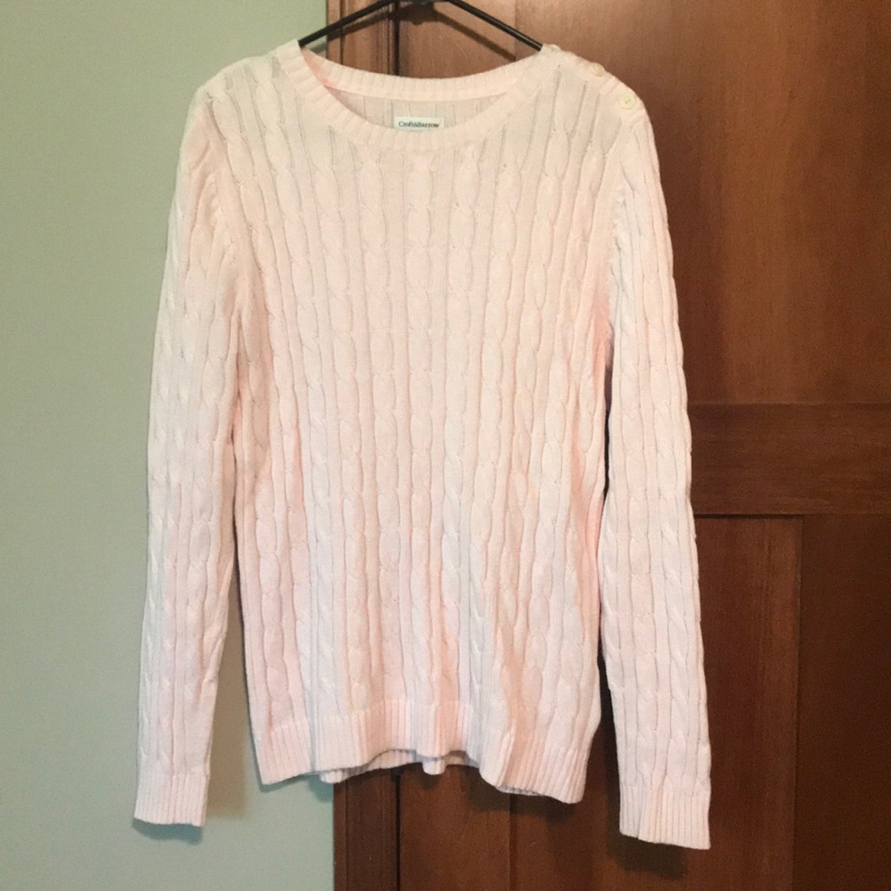 Soft Pink Knit Sweater